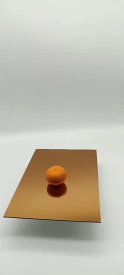 Pannello composito in alluminio a specchio argento per rivestimento di pareti