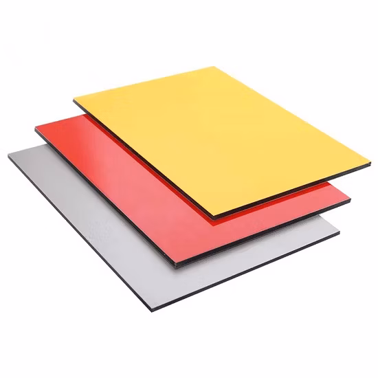 Produttore da 20 anni Pannello composito in alluminio lucido PVDF ACP da 3 mm 4 mm 5 mm